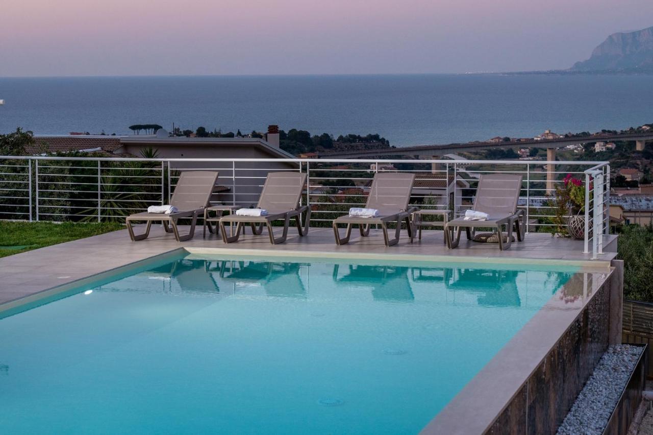 Villa Maria Con Piscina E Vista Mare Castellammare del Golfo Exterior foto