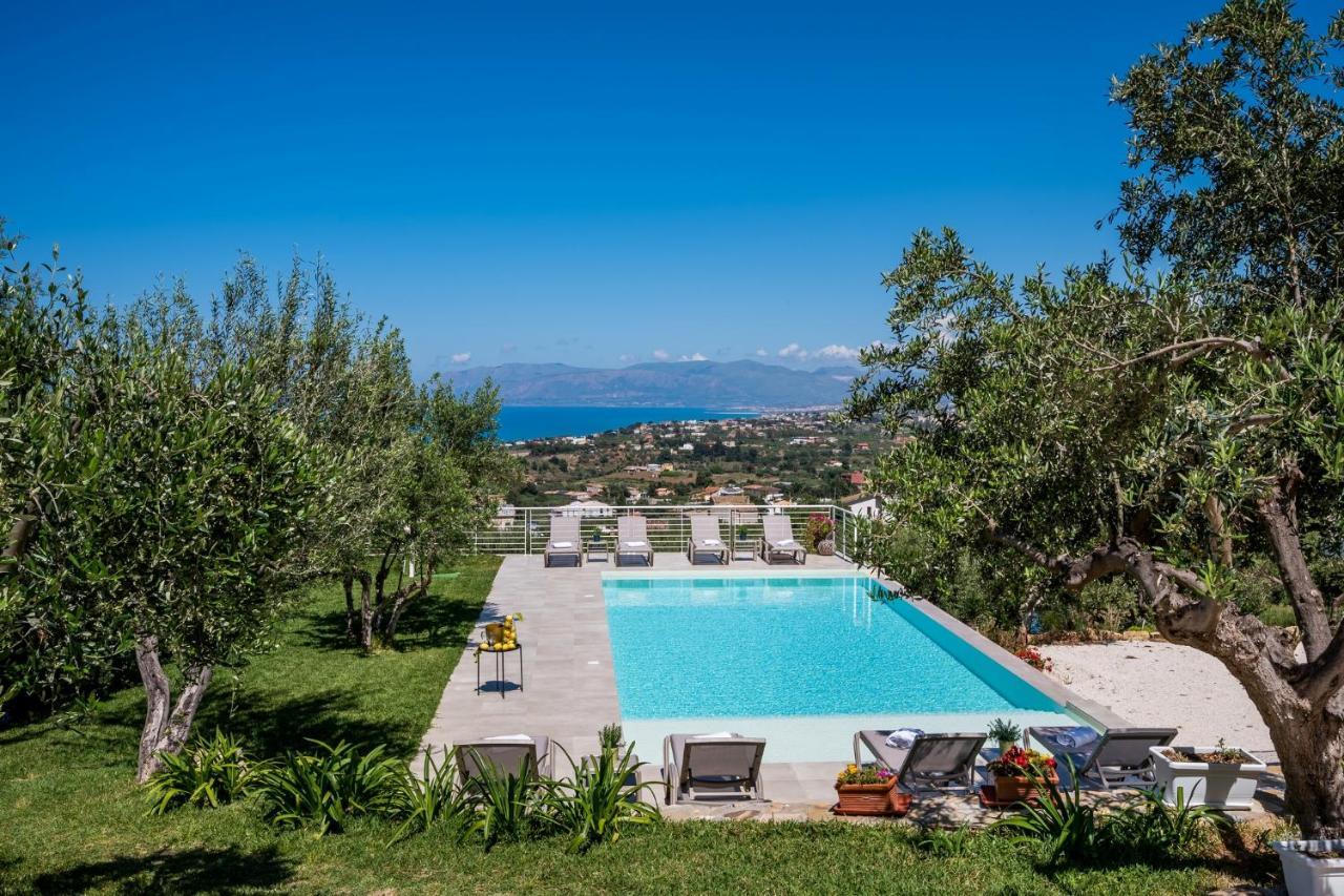 Villa Maria Con Piscina E Vista Mare Castellammare del Golfo Exterior foto