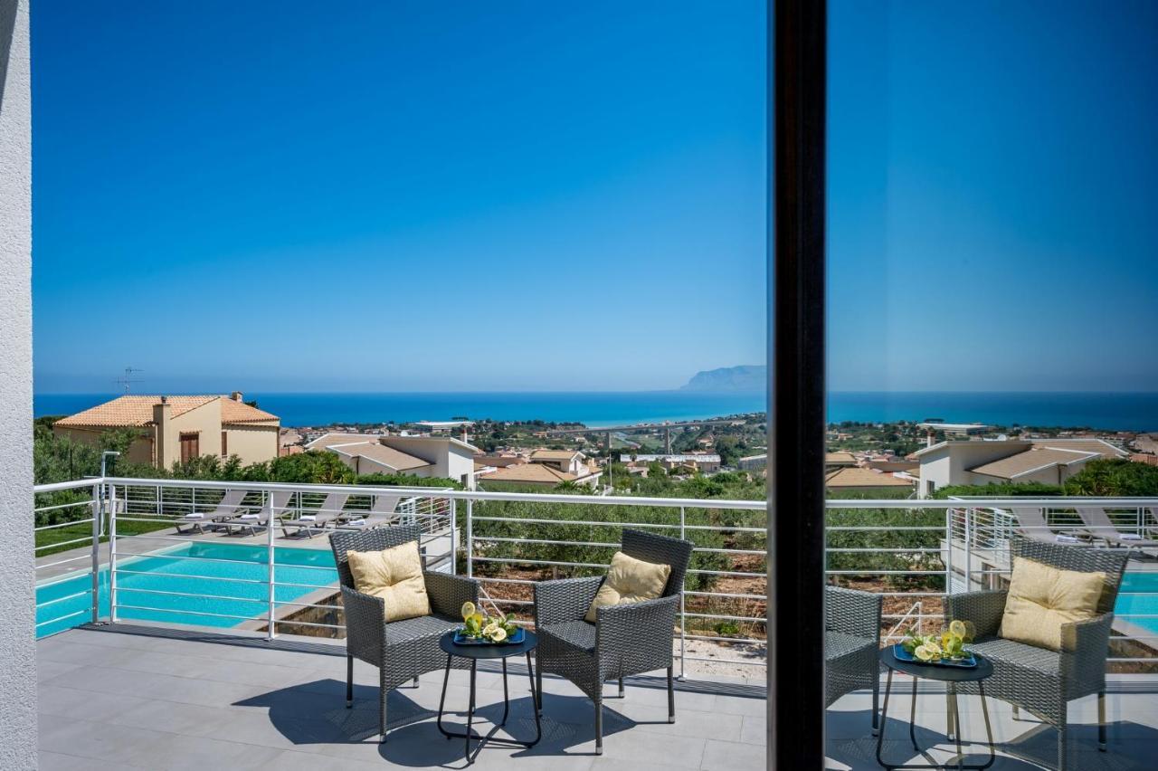 Villa Maria Con Piscina E Vista Mare Castellammare del Golfo Quarto foto