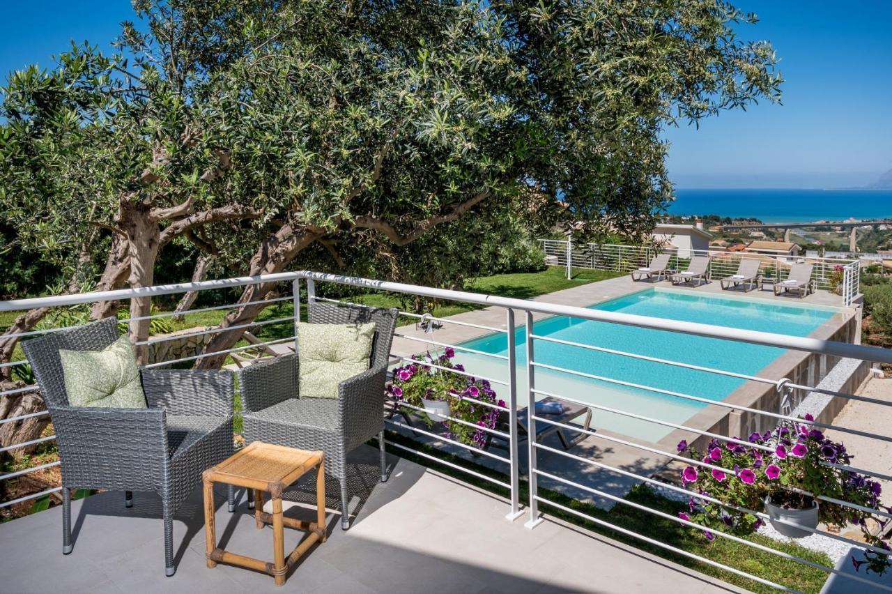 Villa Maria Con Piscina E Vista Mare Castellammare del Golfo Exterior foto